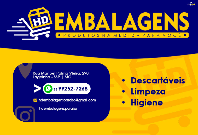 Banner HD EMBALAGENS E DESCARTÁVEIS